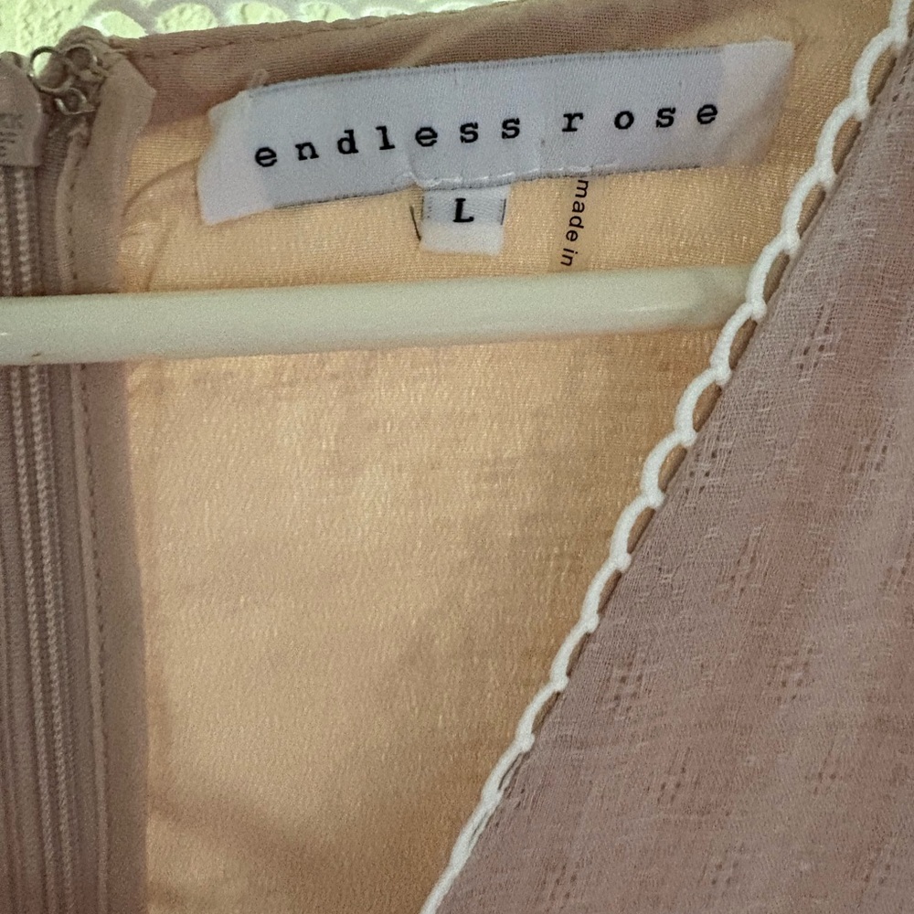 Endless Rose Cream Maxi Dress with Elegant Design - Picture 4 of 8